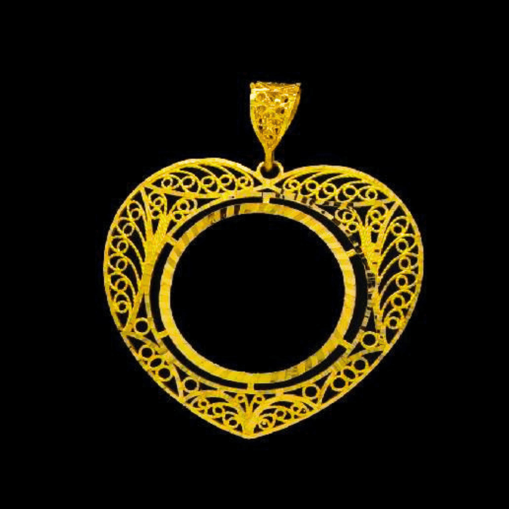 21K Gold Coin Frame